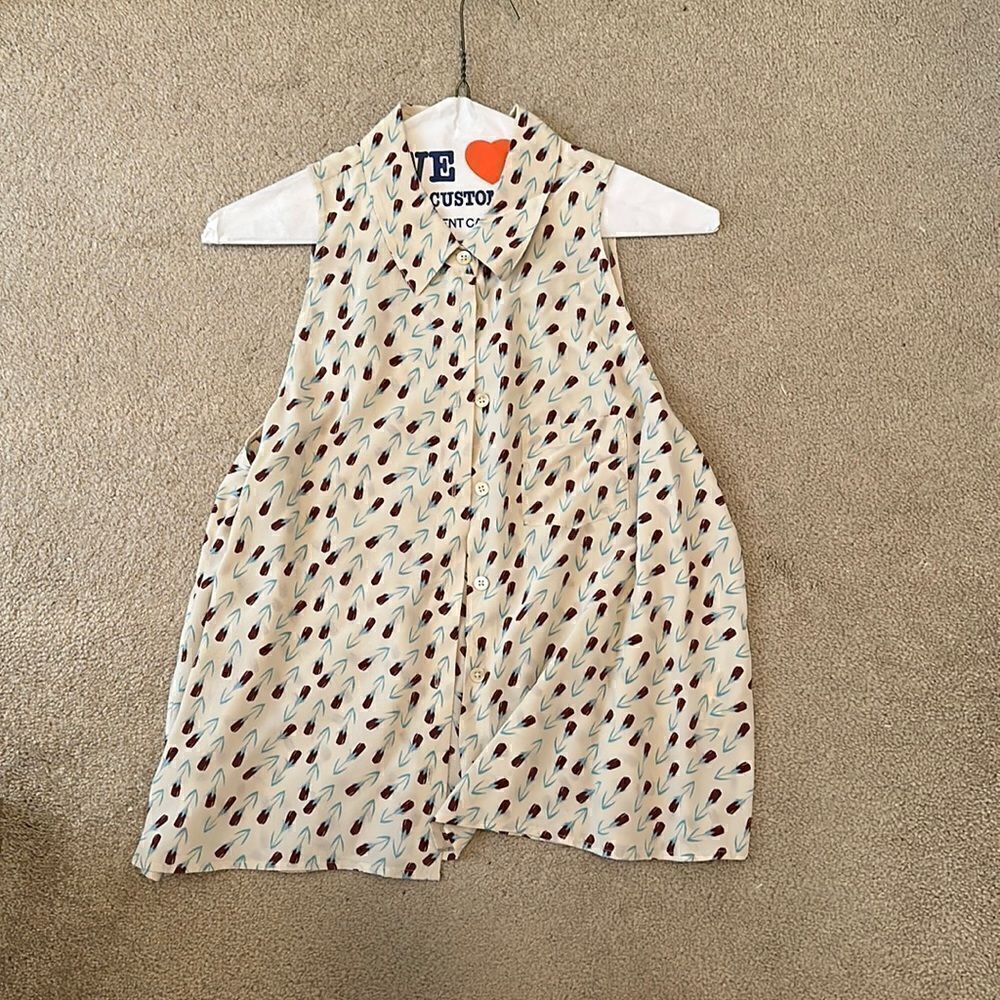 Equipment Floral Sleeveless Blouse Small NEW
